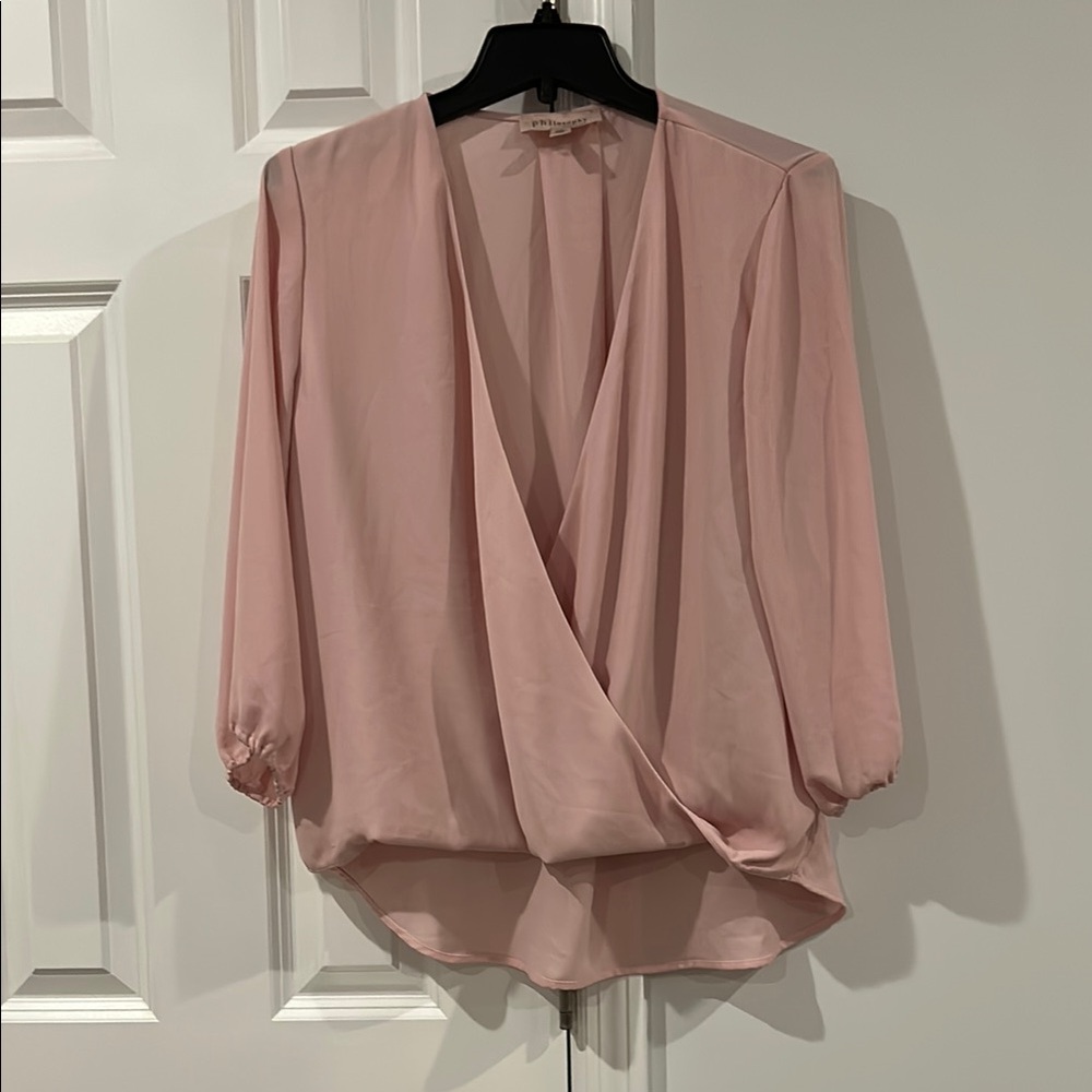 Philosophy Cross Front Blouse